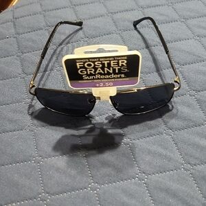 Foster Grant Black SunReaders +2.50